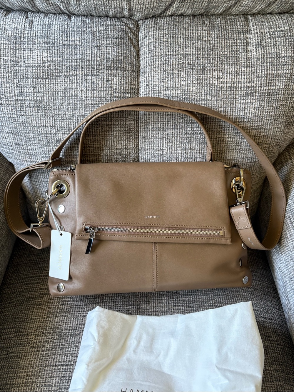NWT Hammitt VIP Grand Dune Leather  Crossbody $675 - still full price